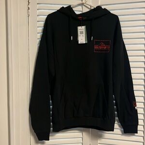 Quicksilver Stranger Things upside down hoodie size Medium, black